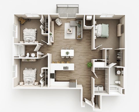 D2 Floor Plan at The Haven on Veterans, North Dakota